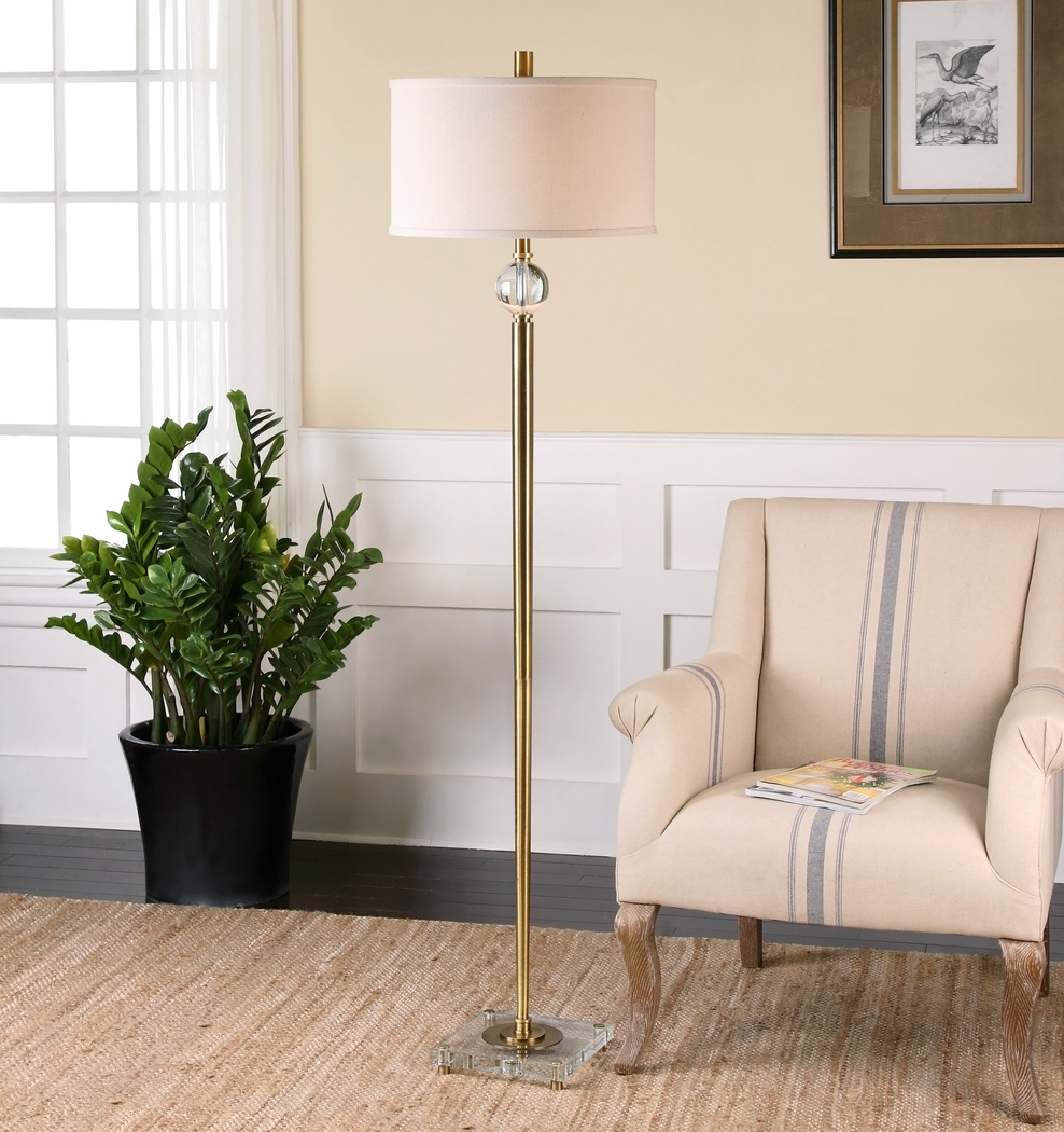 Cumberland Brass Floor Lamp - Thumbnail - Image 2