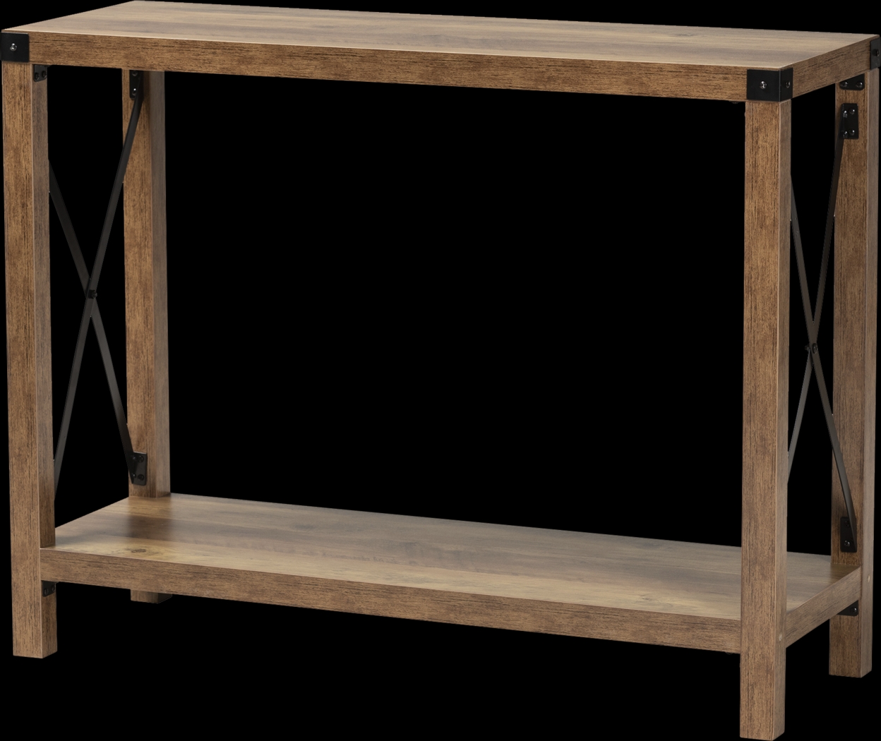 Cunha Brown Sofa Table - Thumbnail - Image 1