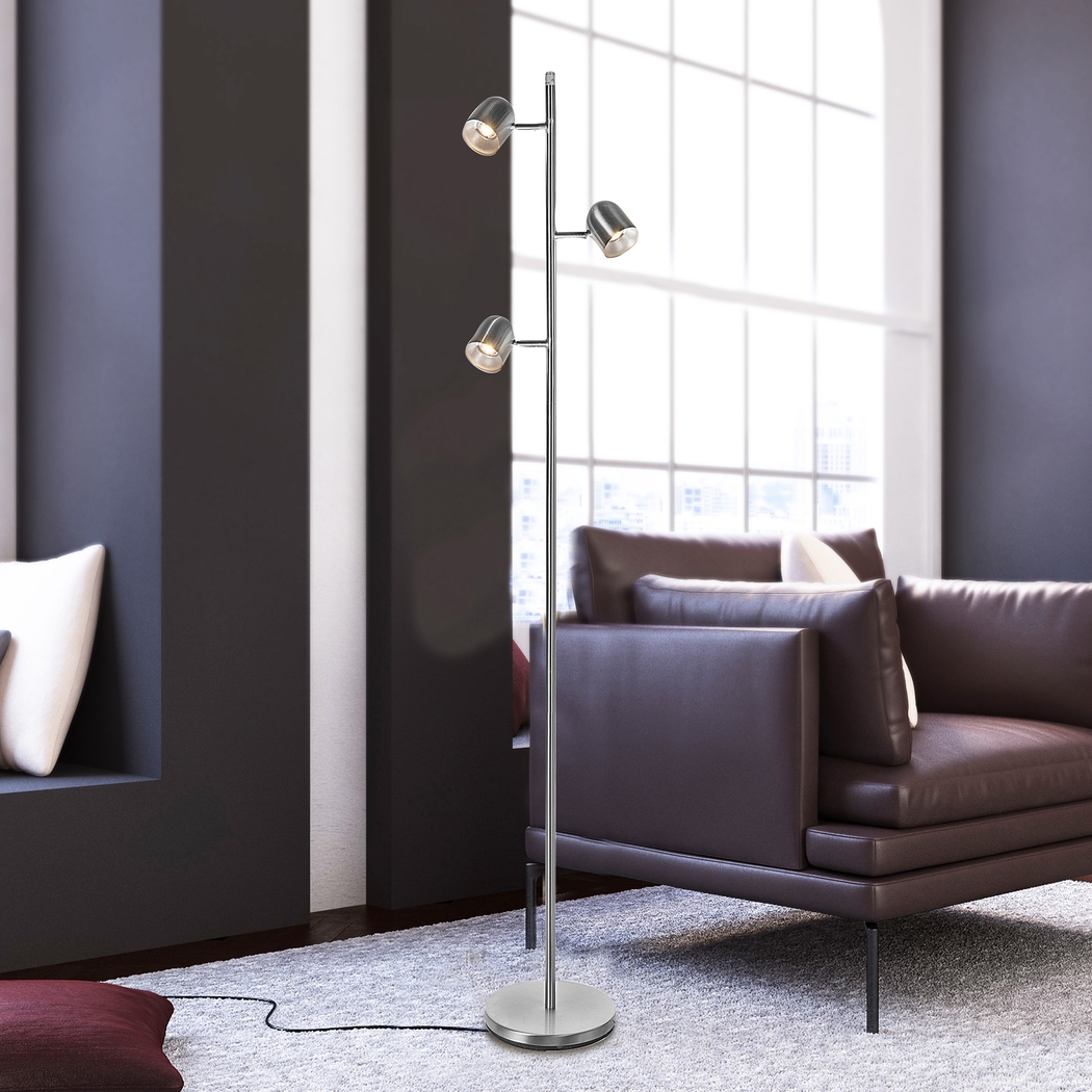 Cunningham Court Nickel Floor Lamp - Thumbnail - Image 2