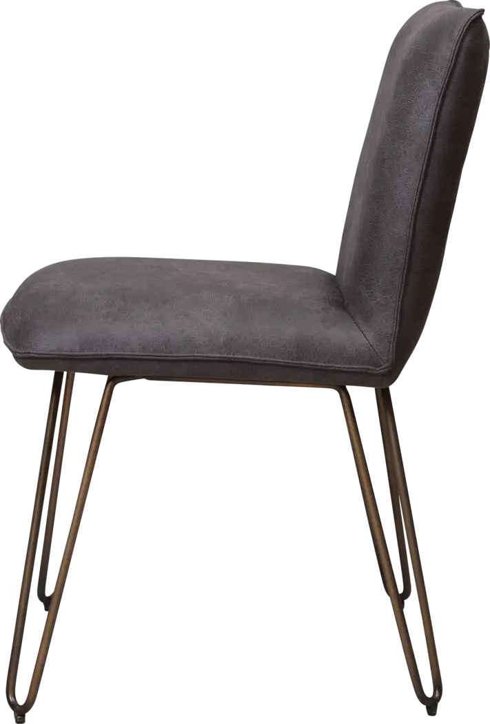 Cureton Gray Side Chair (Set of 2) - Thumbnail - Image 3
