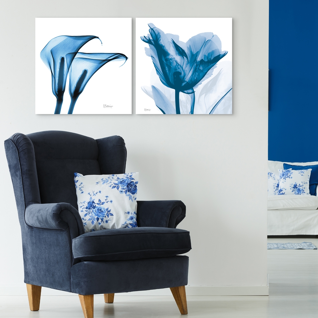 Curnutt Blue Artwork, Set of 2 - Thumbnail - Image 3