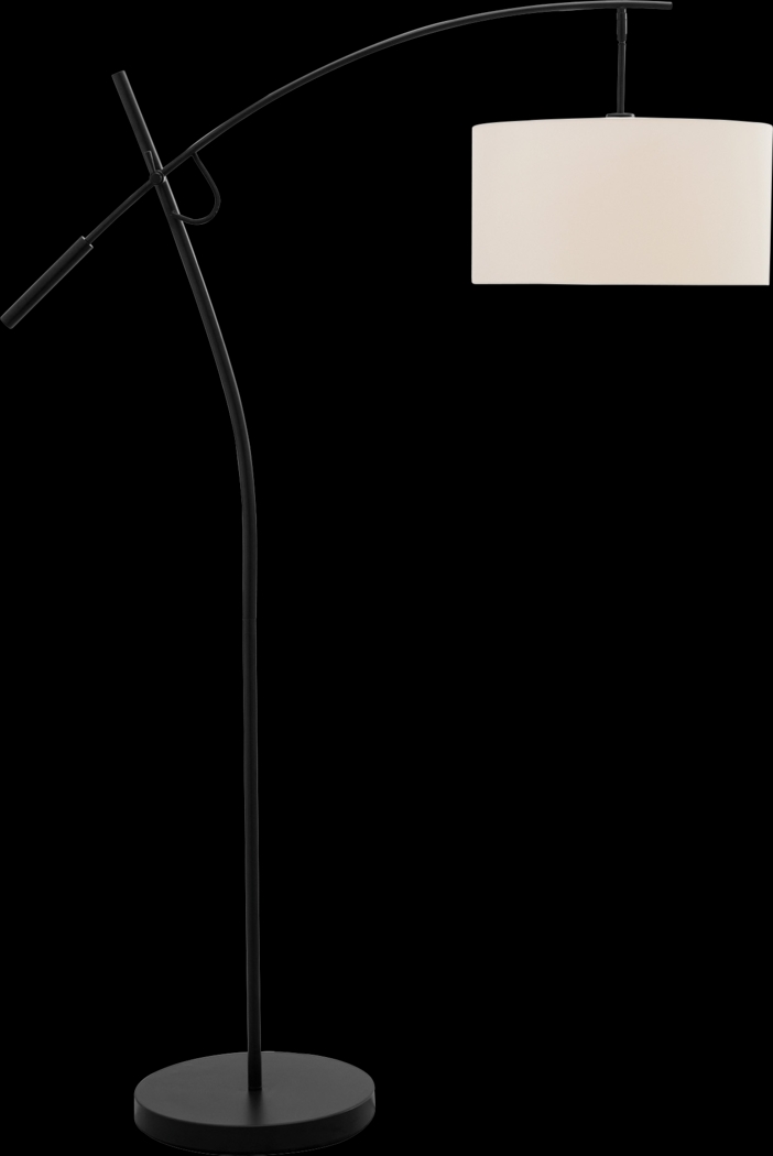 Curtner Court Black Floor Lamp - Thumbnail - Image 1