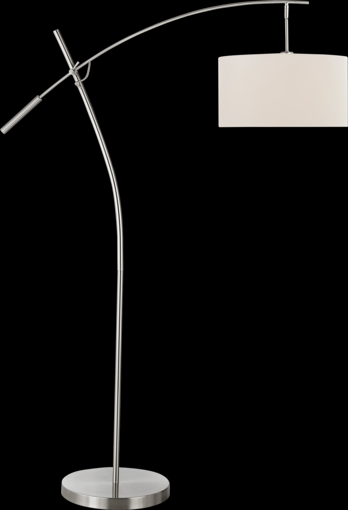 Curtner Court Nickel Floor Lamp - Thumbnail - Image 1
