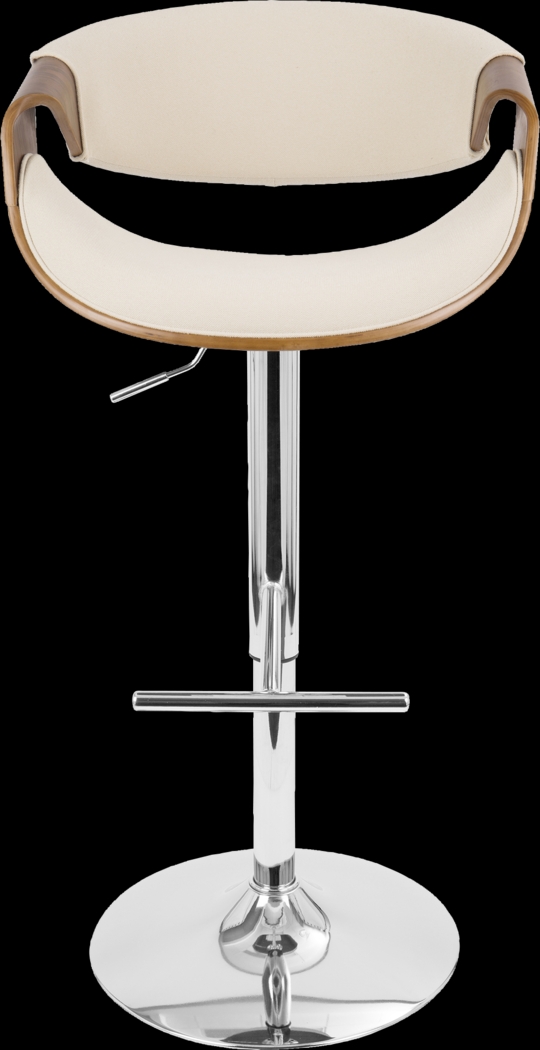 Curvo Cream Barstool - Thumbnail - Image 3