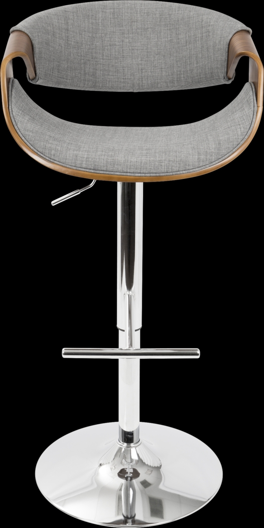 Curvo Gray Barstool - Thumbnail - Image 3
