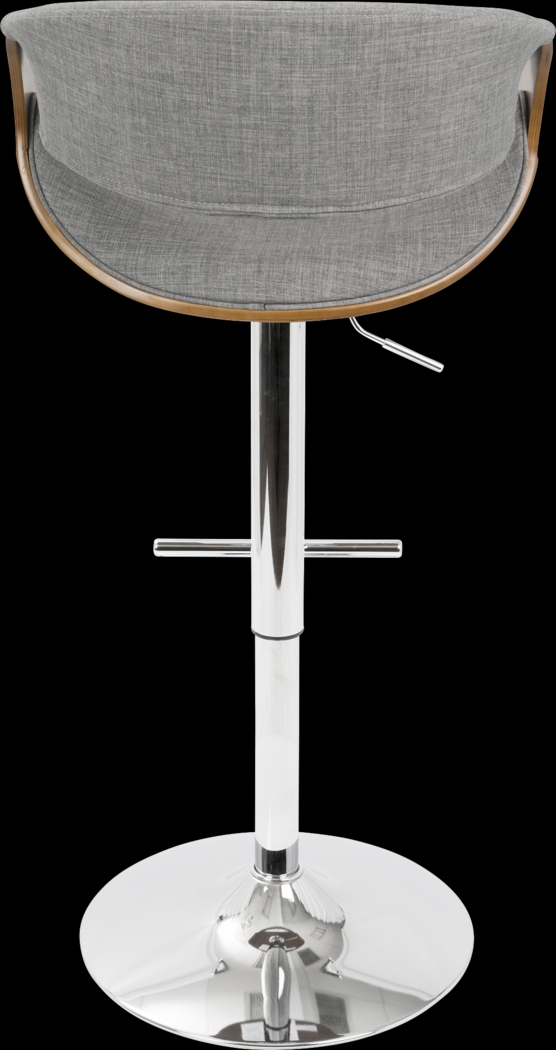 Curvo Gray Barstool - Thumbnail - Image 4