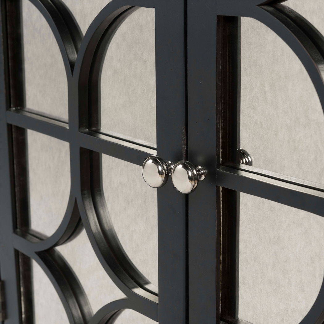 Cuthart Black Accent Cabinet - Thumbnail - Image 4