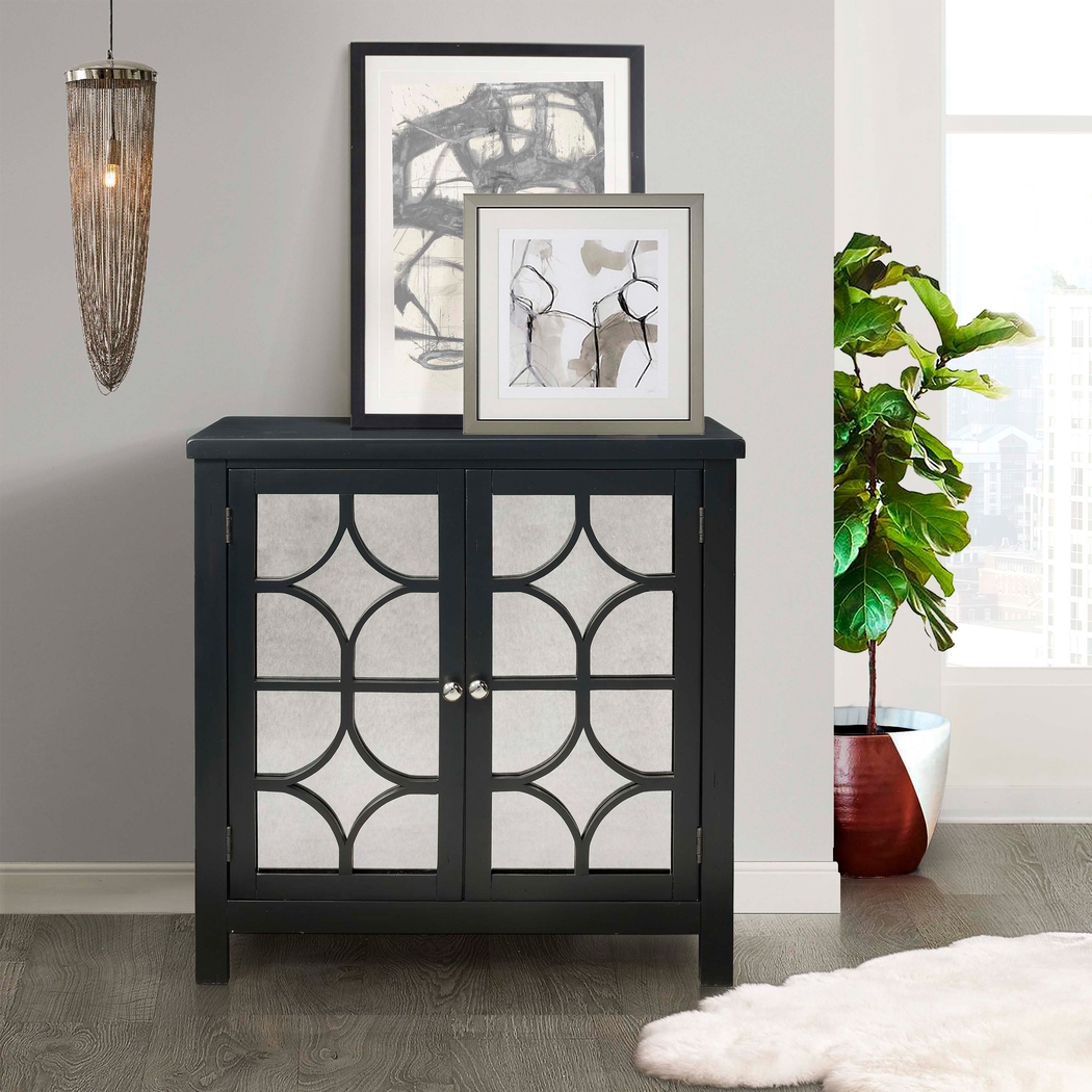 Cuthart Black Accent Cabinet - Thumbnail - Image 7