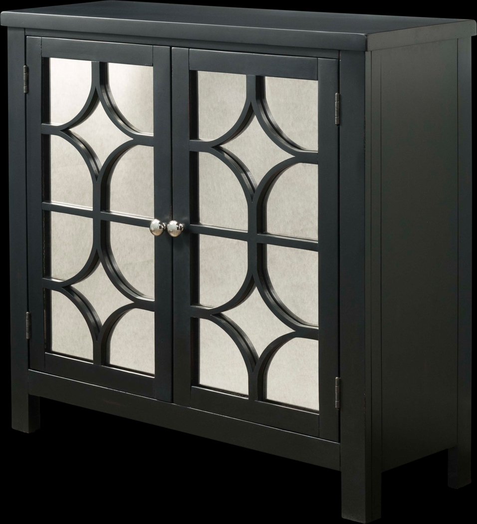 Cuthart Black Accent Cabinet - Thumbnail - Image 1