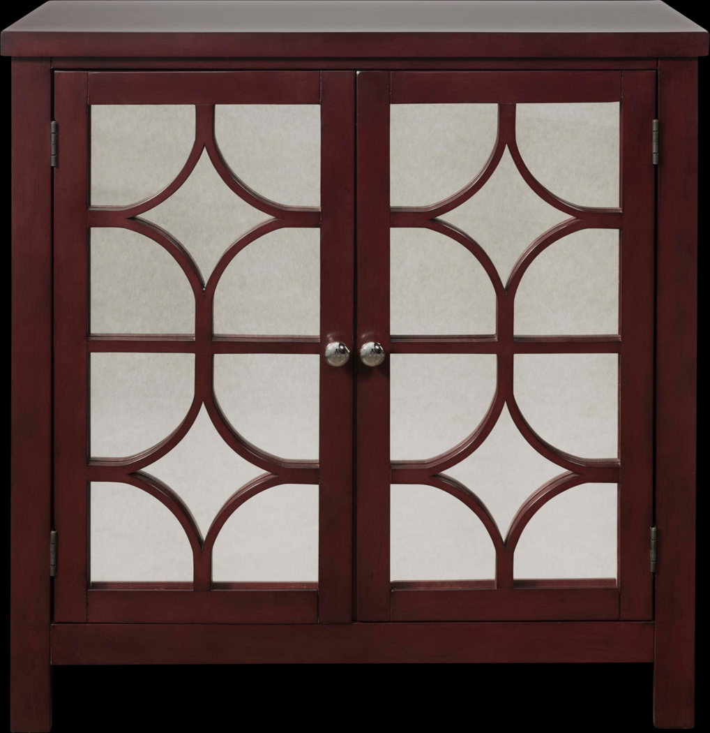 Cuthart Red Accent Cabinet - Thumbnail - Image 2