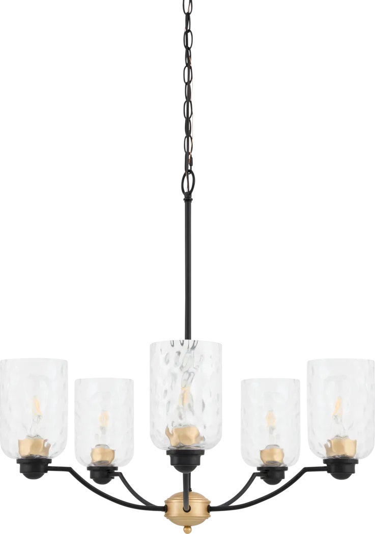 Cyclo Black Chandelier - Thumbnail - Image 1