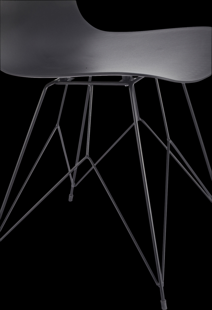 Cyd Black Outdoor Side Chair, Set of 2 - Thumbnail - Image 4