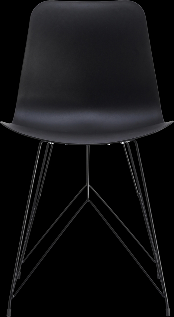 Cyd Black Outdoor Side Chair, Set of 2 - Thumbnail - Image 5