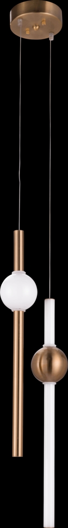 Cylindra Cay Gold Chandelier - Thumbnail - Image 2