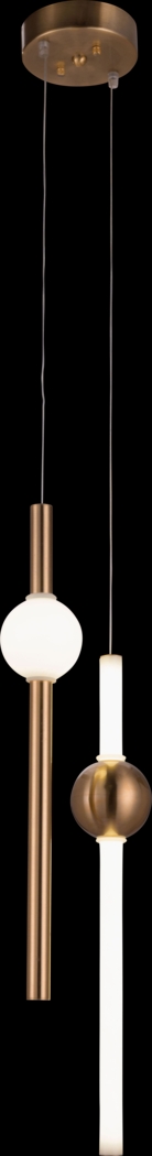 Cylindra Cay Gold Chandelier - Thumbnail - Image 5