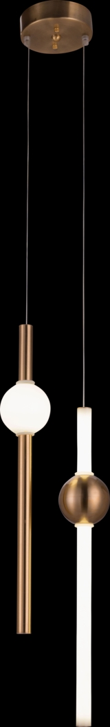 Cylindra Cay Gold Chandelier - Thumbnail - Image 6