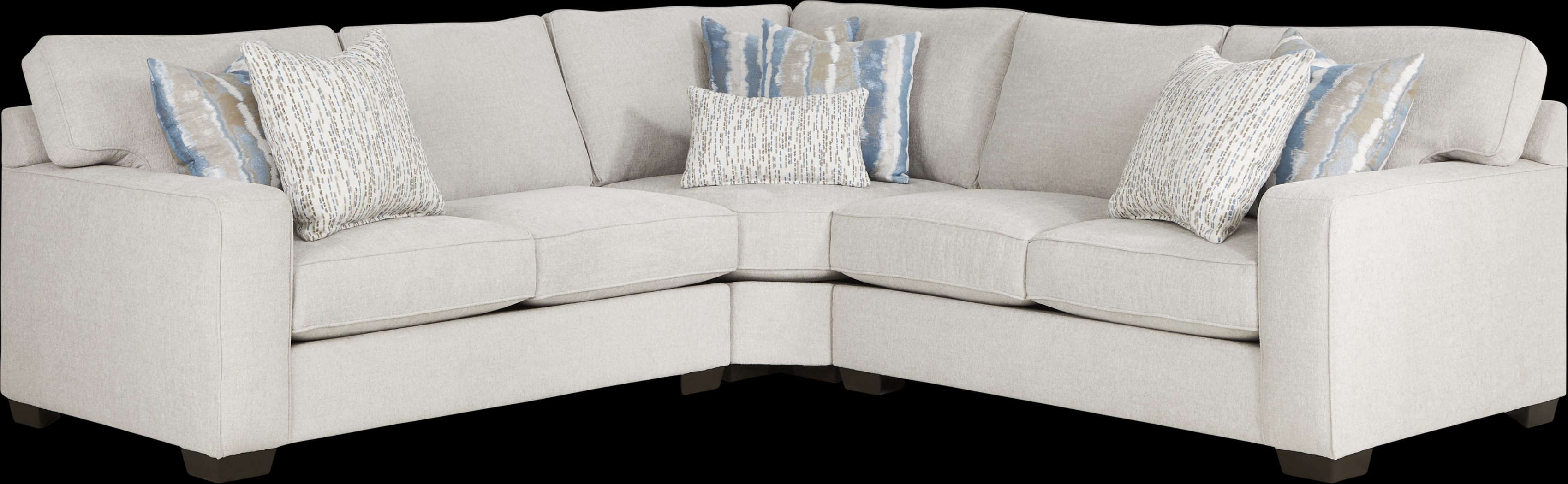 Cynthia Dove 3 Pc Sectional - Thumbnail - Image 1