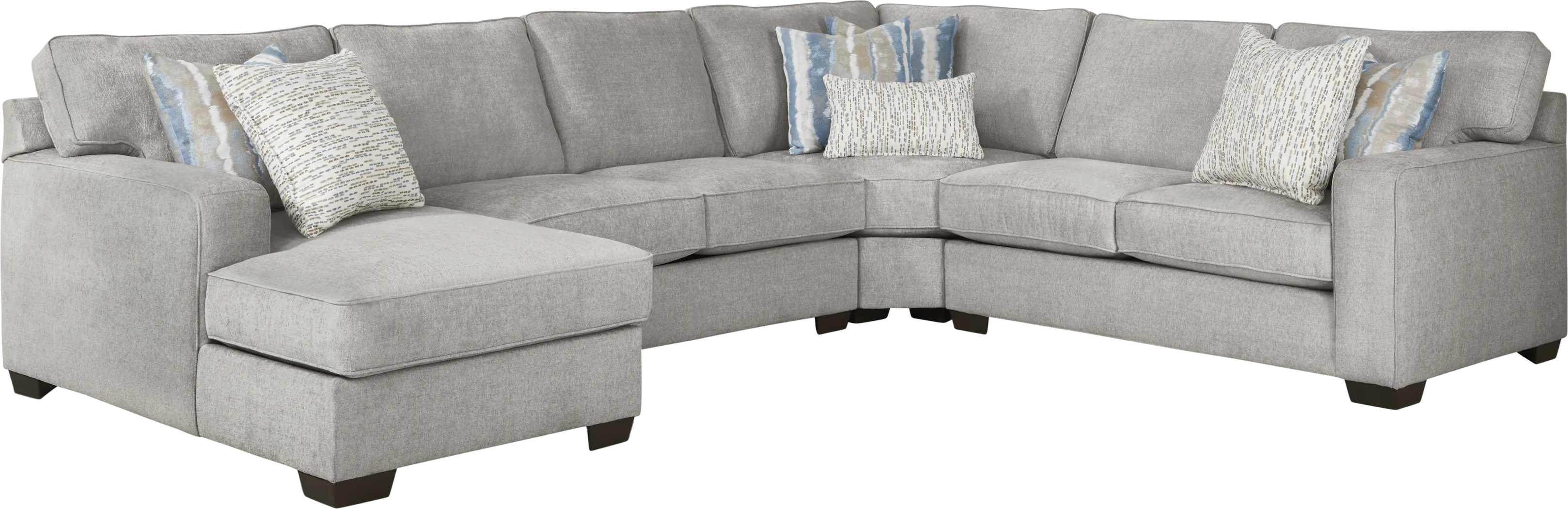 Cynthia Gray 4 Pc Sectional - Thumbnail - Image 1