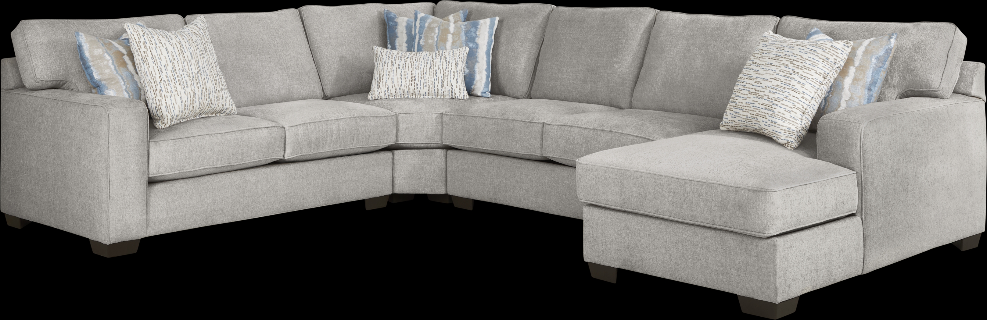 Cynthia Gray 4 Pc Sectional - Thumbnail - Image 1