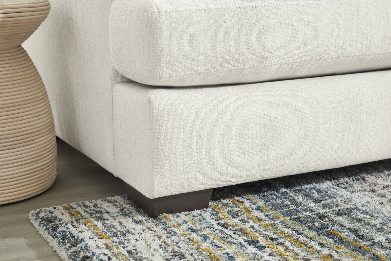 Cypress Street White 3 Pc Sectional Living Room - Thumbnail - Image 6