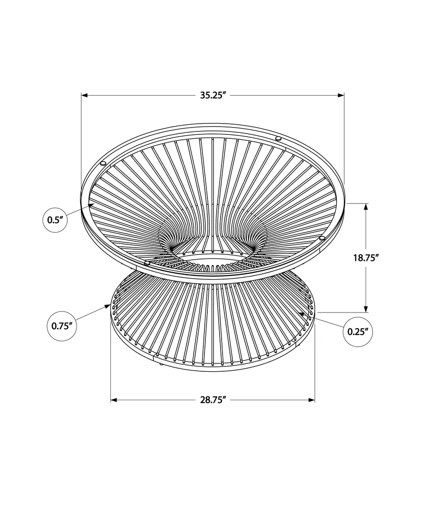 Cypressfield Silver Cocktail Table - Thumbnail - Image 4