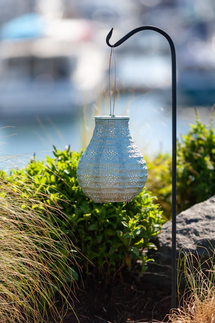 Cyra Creek Outdoor Sage Solar Lantern - Thumbnail - Image 2