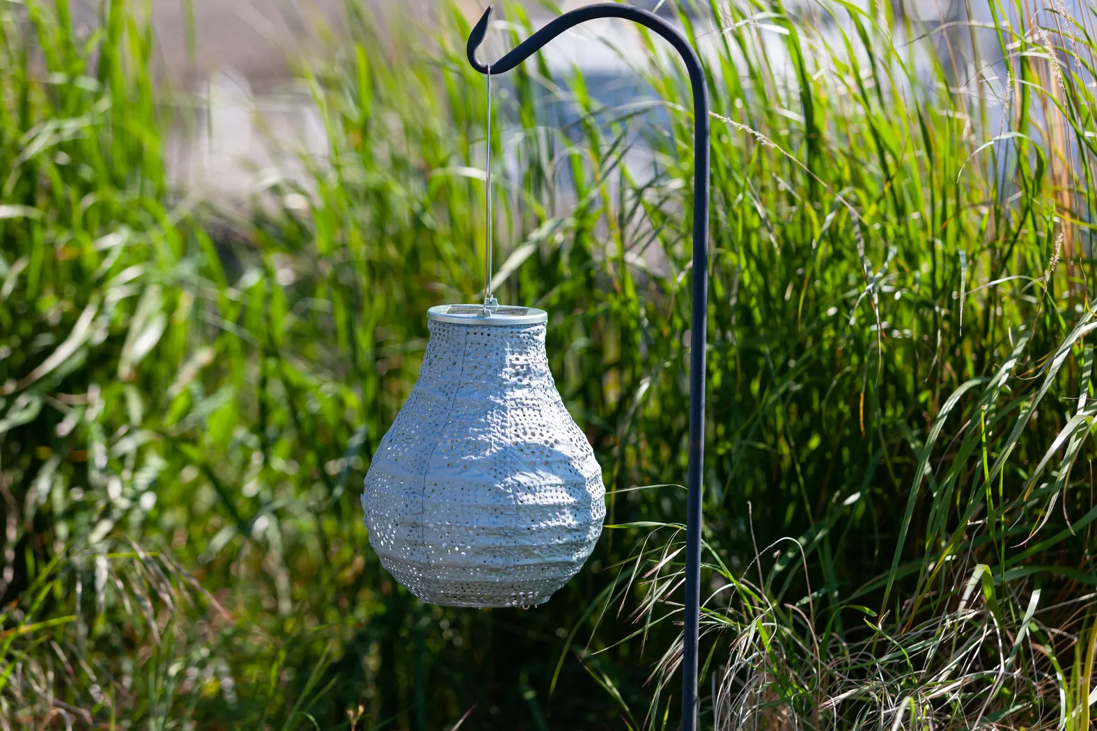 Cyra Creek Outdoor Sage Solar Lantern - Thumbnail - Image 4