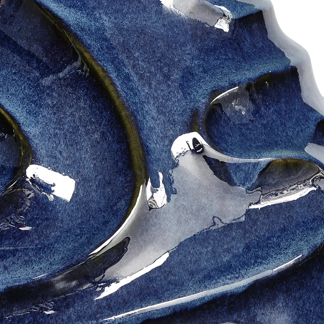 Cyria Navy Outdoor Vase - Thumbnail - Image 4