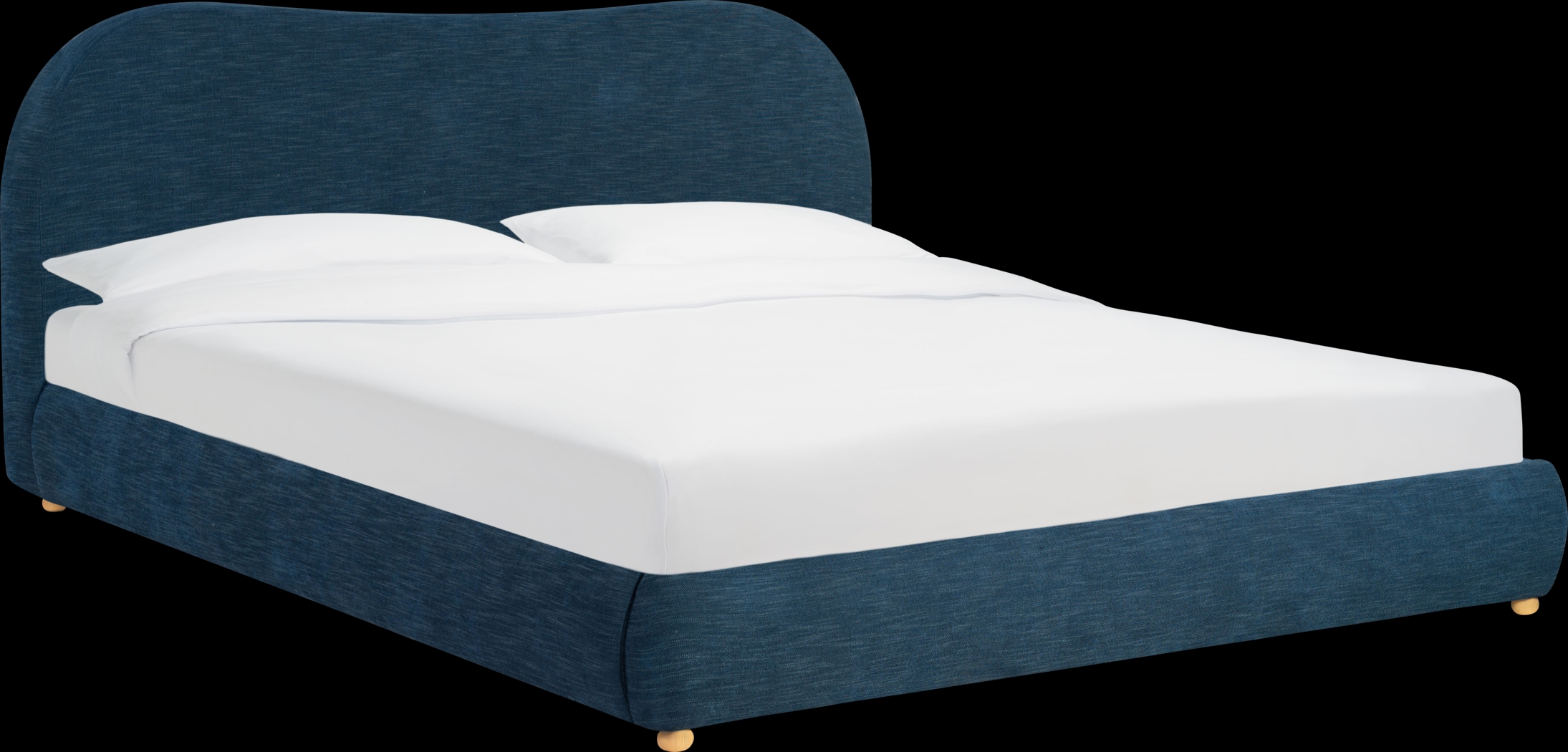 Cyur Navy Queen Bed - Thumbnail - Image 1