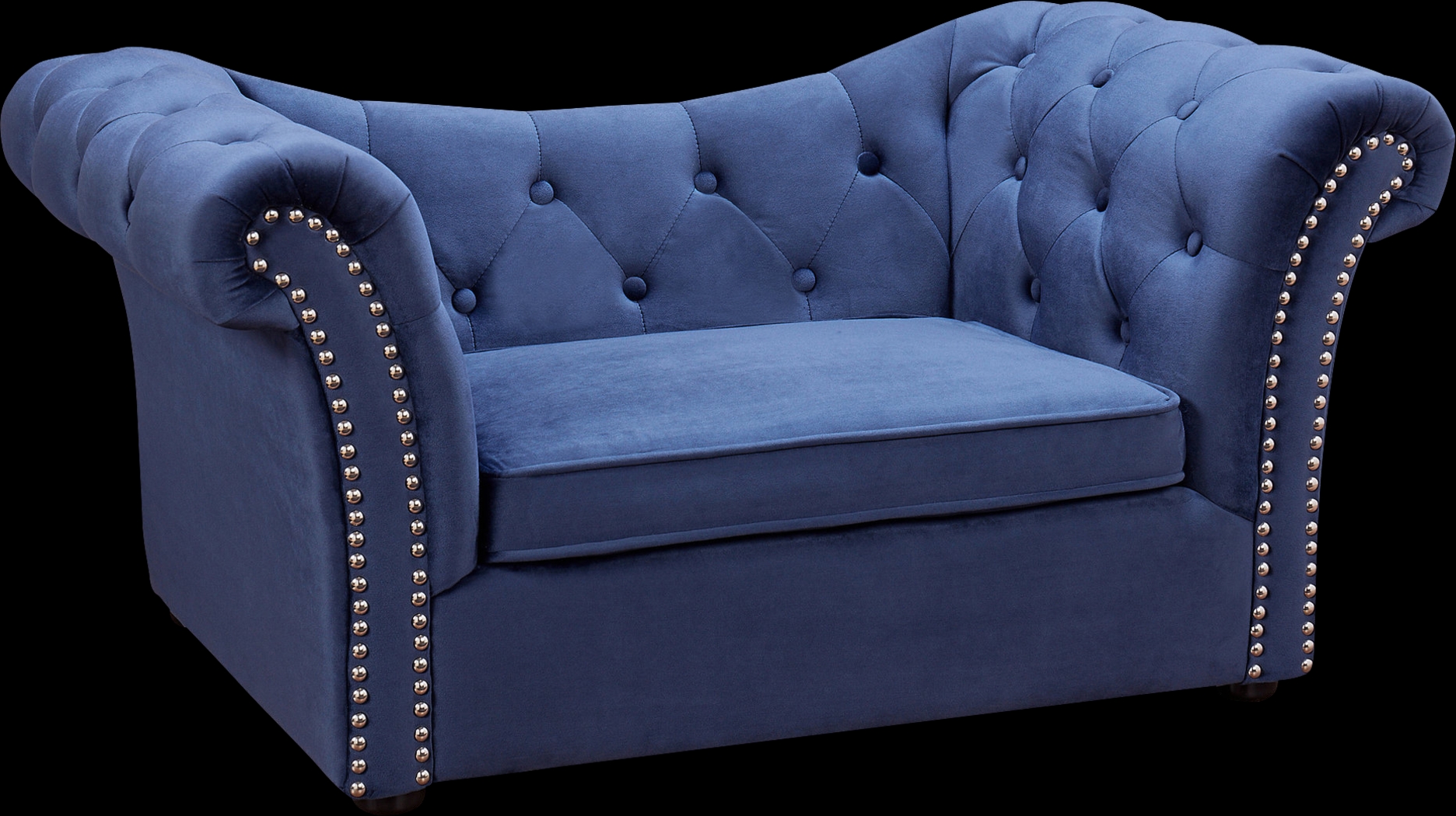 Dachshund Navy Pet Bed - Thumbnail - Image 1