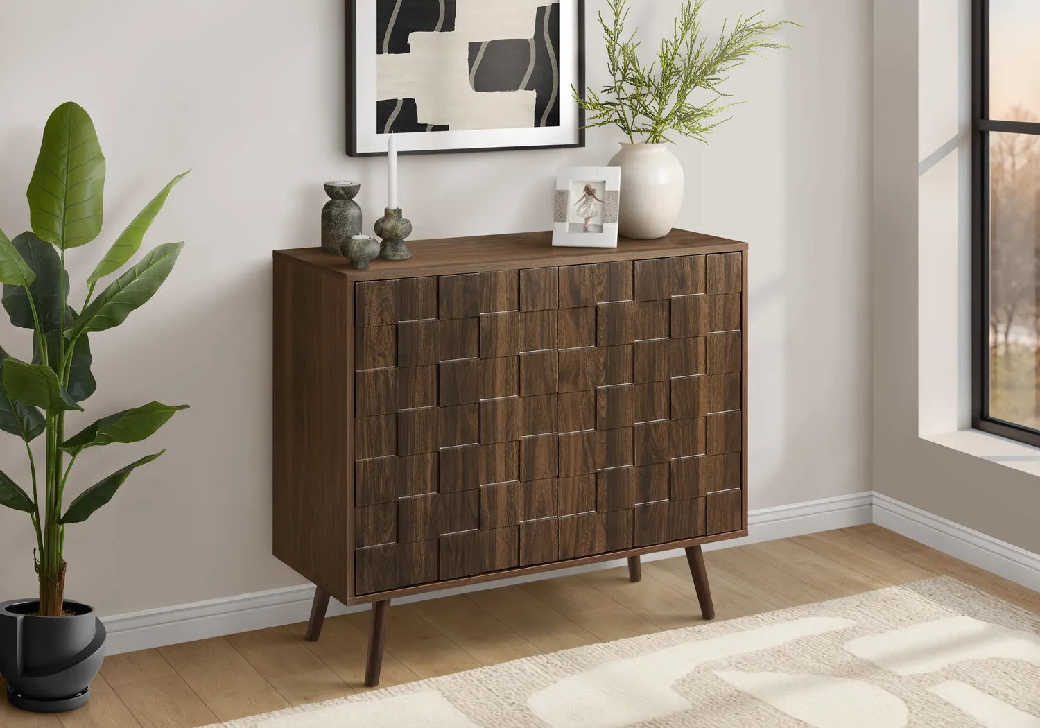 Dacil Brown Accent Cabinet - Image 2