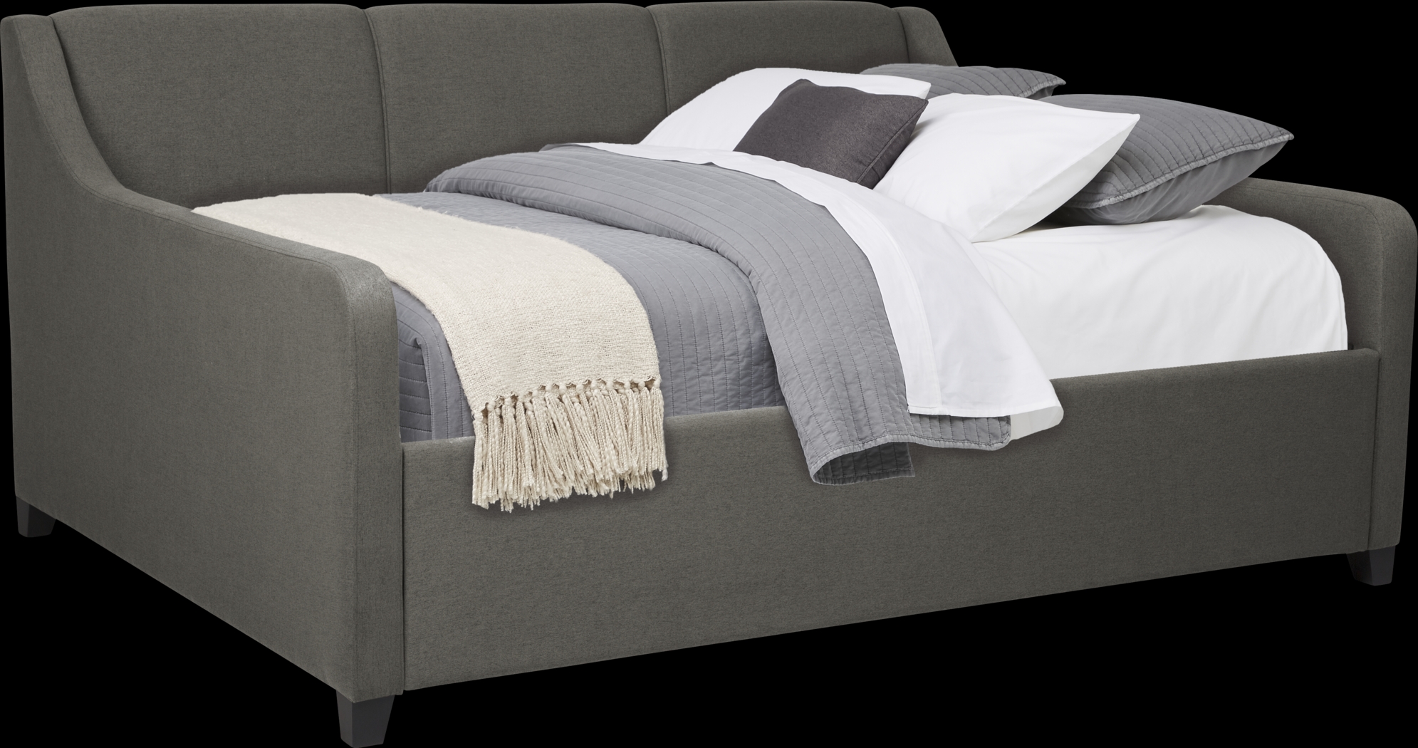 Daelan Dark Gray Full Daybed - Thumbnail - Image 1