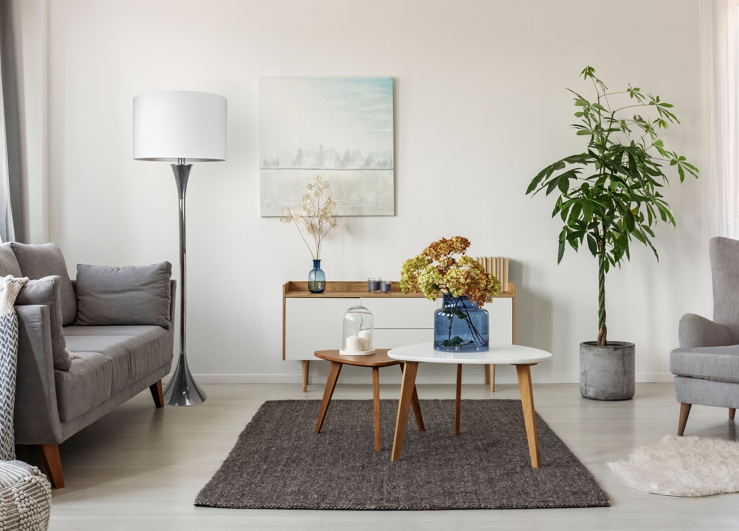 Daey Drive Silver Floor Lamp - Thumbnail - Image 7