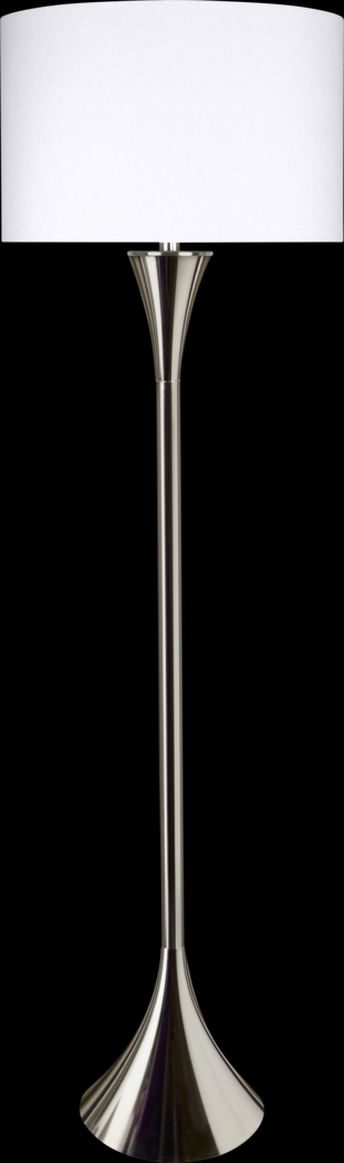 Daey Drive Silver Floor Lamp - Thumbnail - Image 1
