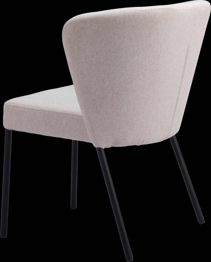 Daffodil Beige Side Chair, Set of 2 - Thumbnail - Image 7