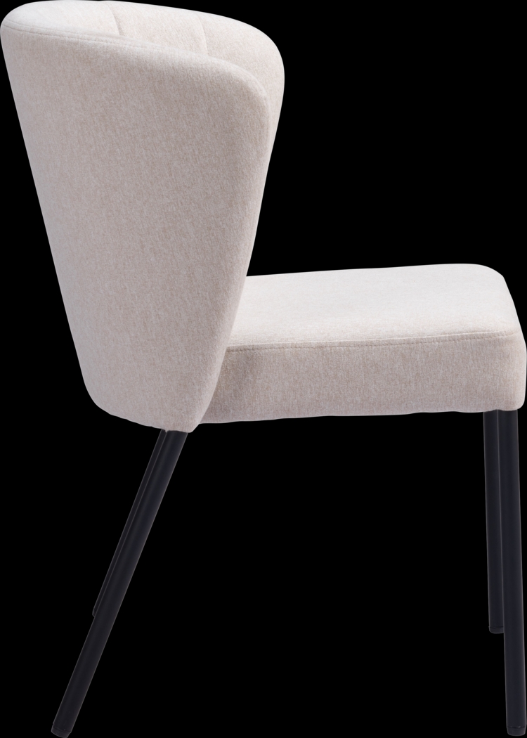 Daffodil Beige Side Chair, Set of 2 - Thumbnail - Image 8