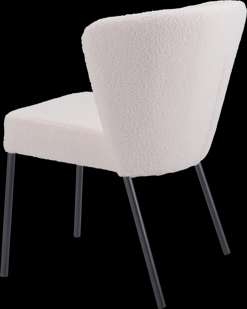 Daffodil White Side Chair, Set of 2 - Thumbnail - Image 7