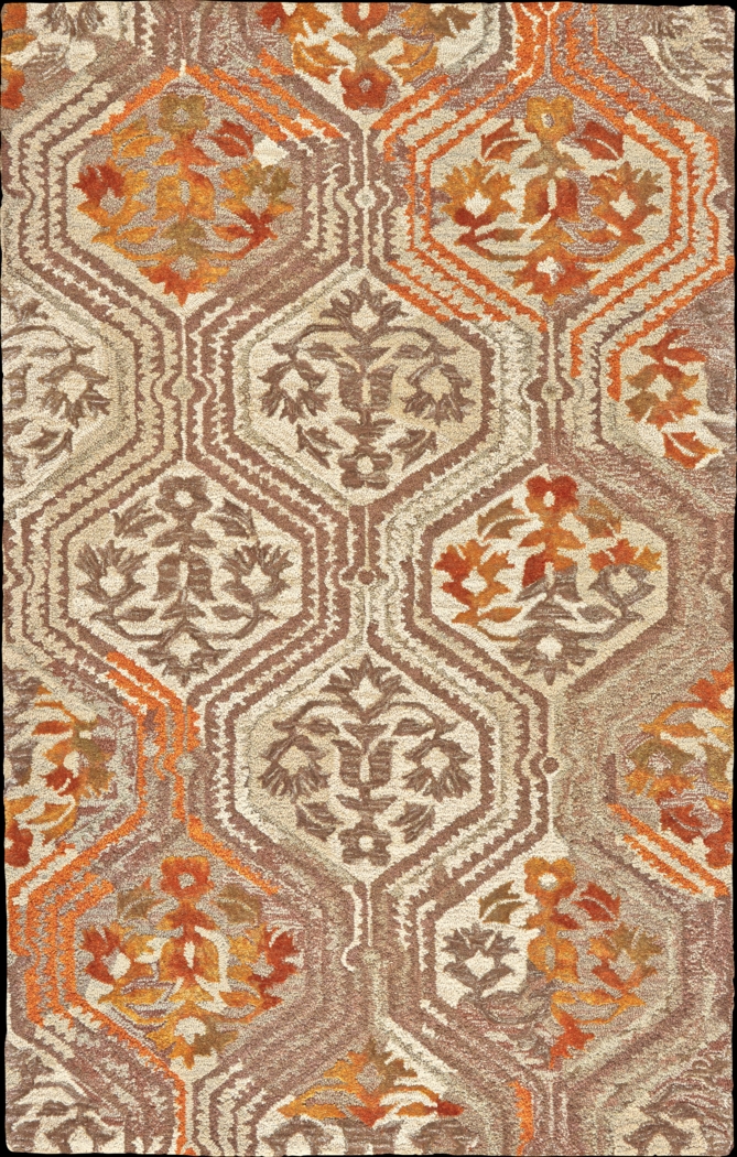 Dafina Brown 5' x 8' Rug - Thumbnail - Image 1