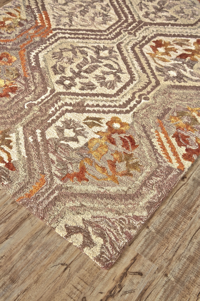 Dafina Brown 7'9 x 9'9 Rug - Thumbnail - Image 4