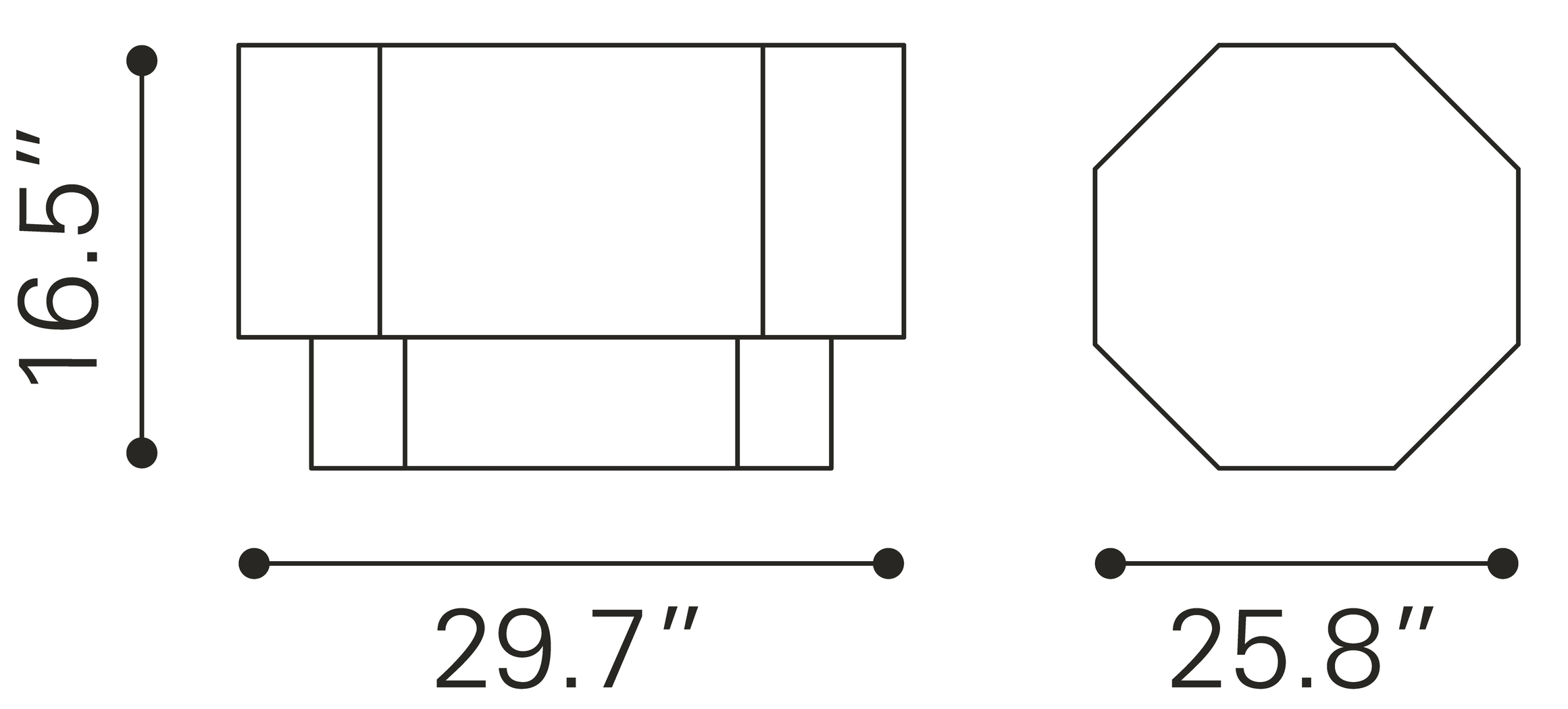 Dagan Black Cocktail Table - Thumbnail - Image 7