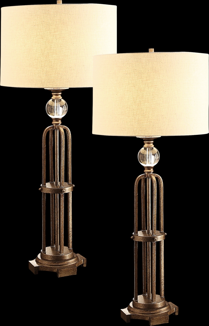Dagmar Nights Bronze Lamp, Set of 2 - Thumbnail - Image 1