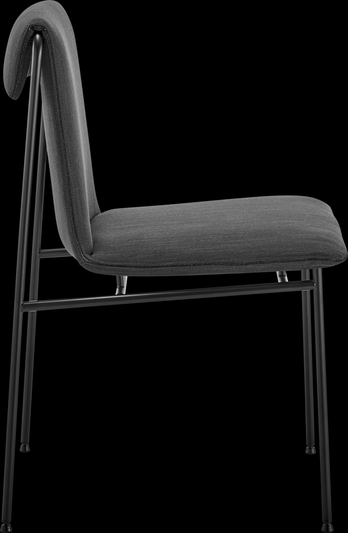 Dagnall Black Dining Chair, Set of 2 - Thumbnail - Image 4
