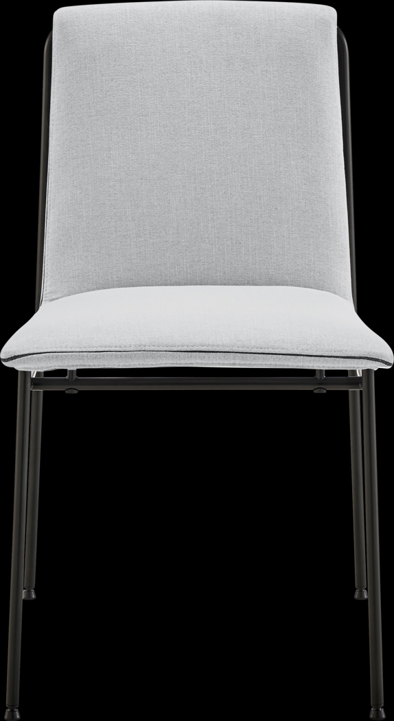 Dagnall Light Gray Dining Chair, Set of 2 - Thumbnail - Image 2