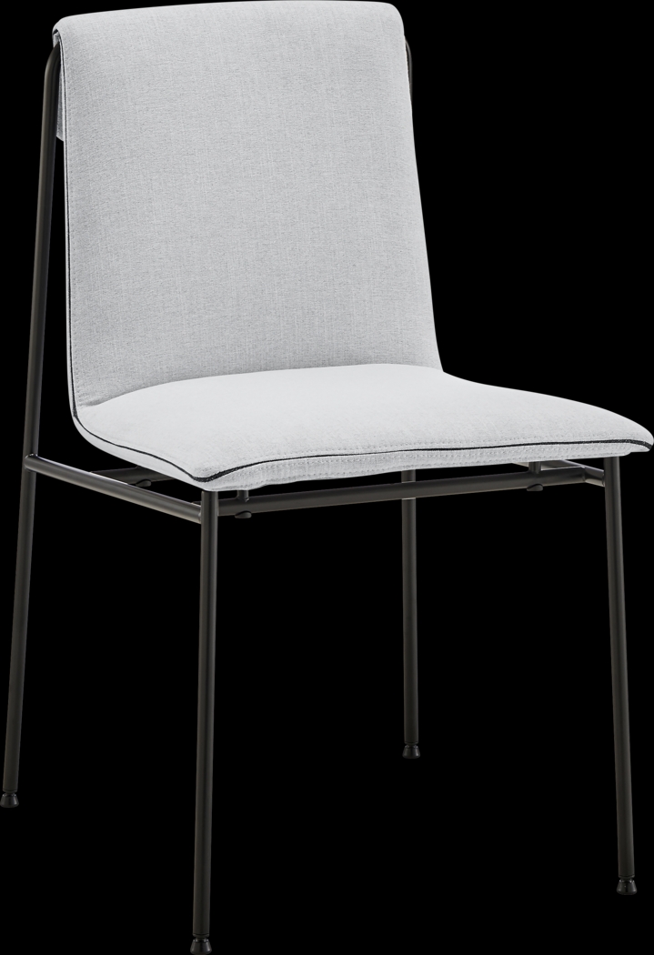 Dagnall Light Gray Dining Chair, Set of 2 - Thumbnail - Image 3