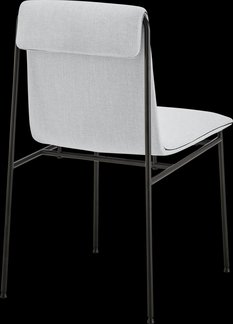 Dagnall Light Gray Dining Chair, Set of 2 - Thumbnail - Image 5