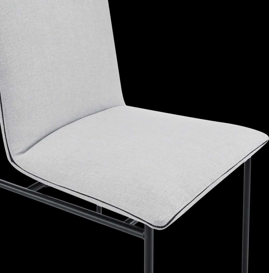 Dagnall Light Gray Dining Chair, Set of 2 - Thumbnail - Image 8