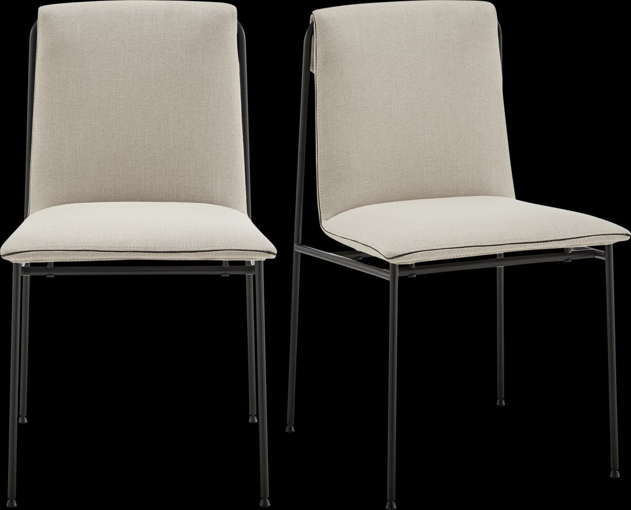 Dagnall Tan Dining Chair, Set of 2 - Thumbnail - Image 1