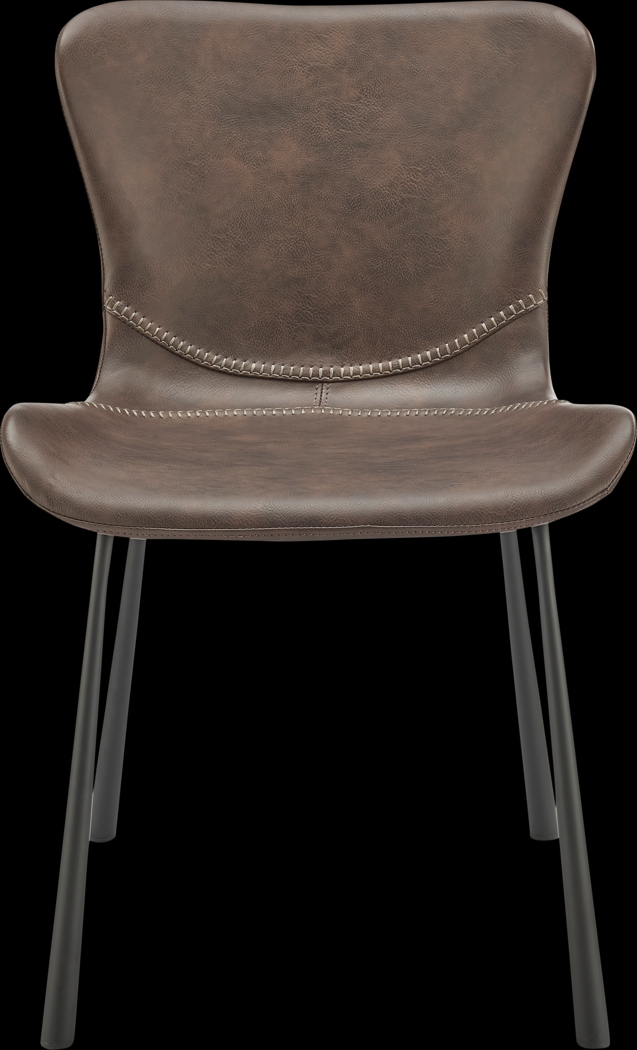 Daigle Brown Dining Chair, Set of 2 - Thumbnail - Image 2