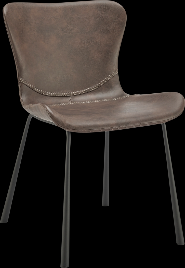 Daigle Brown Dining Chair, Set of 2 - Thumbnail - Image 3
