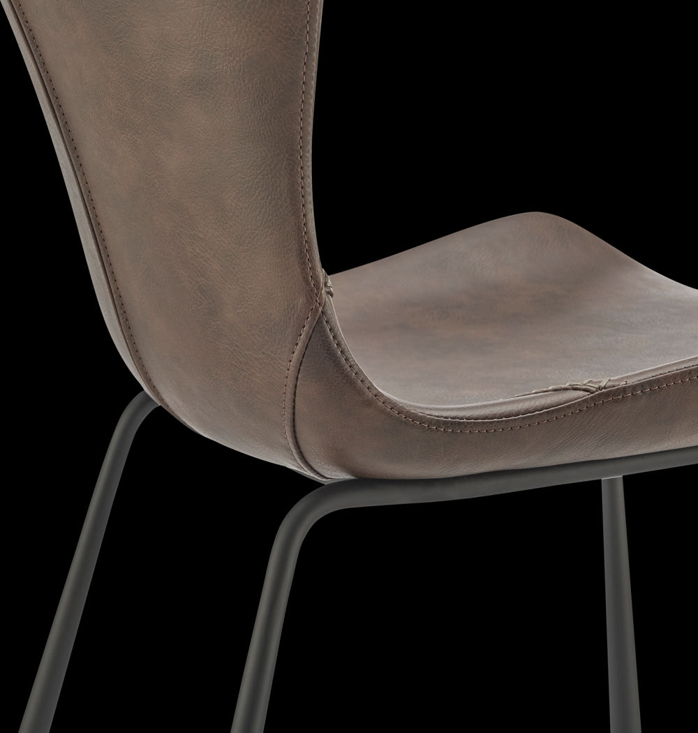 Daigle Brown Dining Chair, Set of 2 - Thumbnail - Image 8